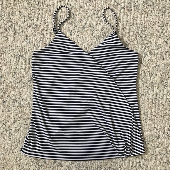 Black and White Striped Tank - Picture 1 of 4